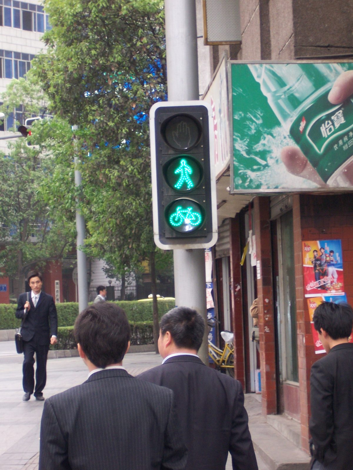 非机动车信号灯实拍