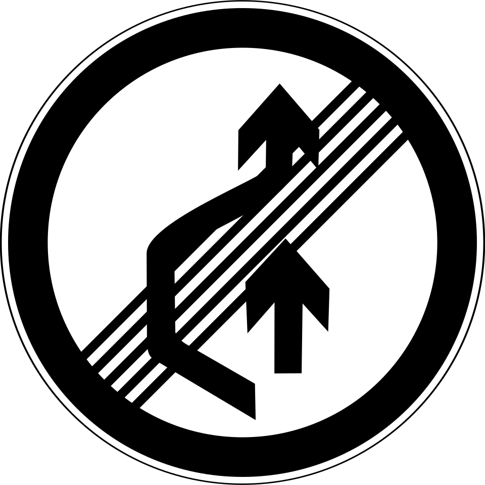 解除禁止超车